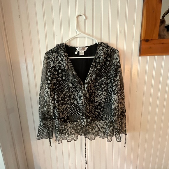 Allison Taylor Silk Blouse (M) - Picture 1 of 3